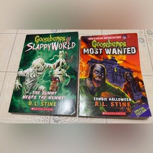 Goosebumps Books SlappyWorld and Most Wanted